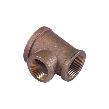Merit Brass Co Brass 125 Lb Lead Free Fitting 2-1/2" Tee NPT Female XNL106-40